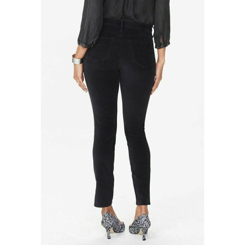 NYDJ Size 4 Ami Twisted Seam Split Velveteen Ankle Skinny Jeans NWT $119